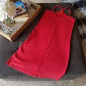Red Racerback Mini Casual Dress from Greece